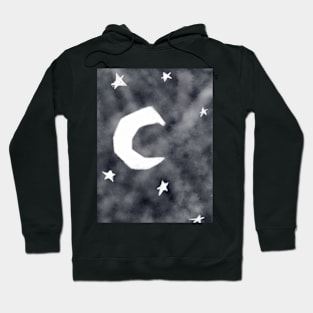 Moon and stars Hoodie